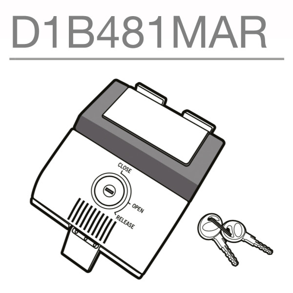 Shad SH48 Replacement Locking Mechanism (Dark Grey)